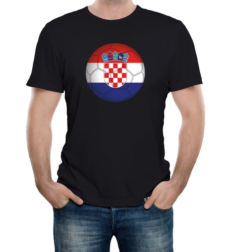 Reality Glitch Croatia Football Supporter Mens T-Shirt