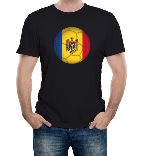 Reality Glitch Moldova Football Supporter Mens T-Shirt