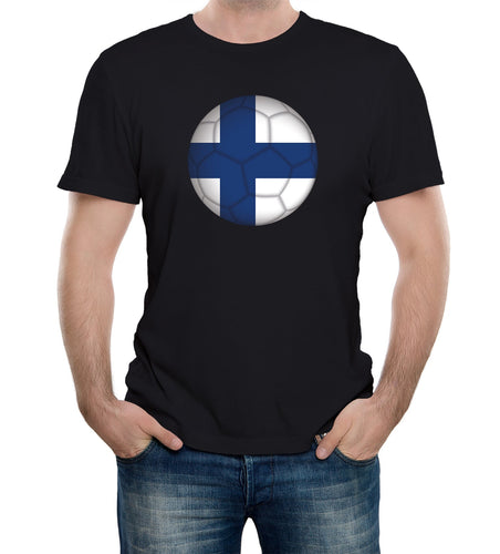 Reality Glitch Finland Football Supporter Mens T-Shirt