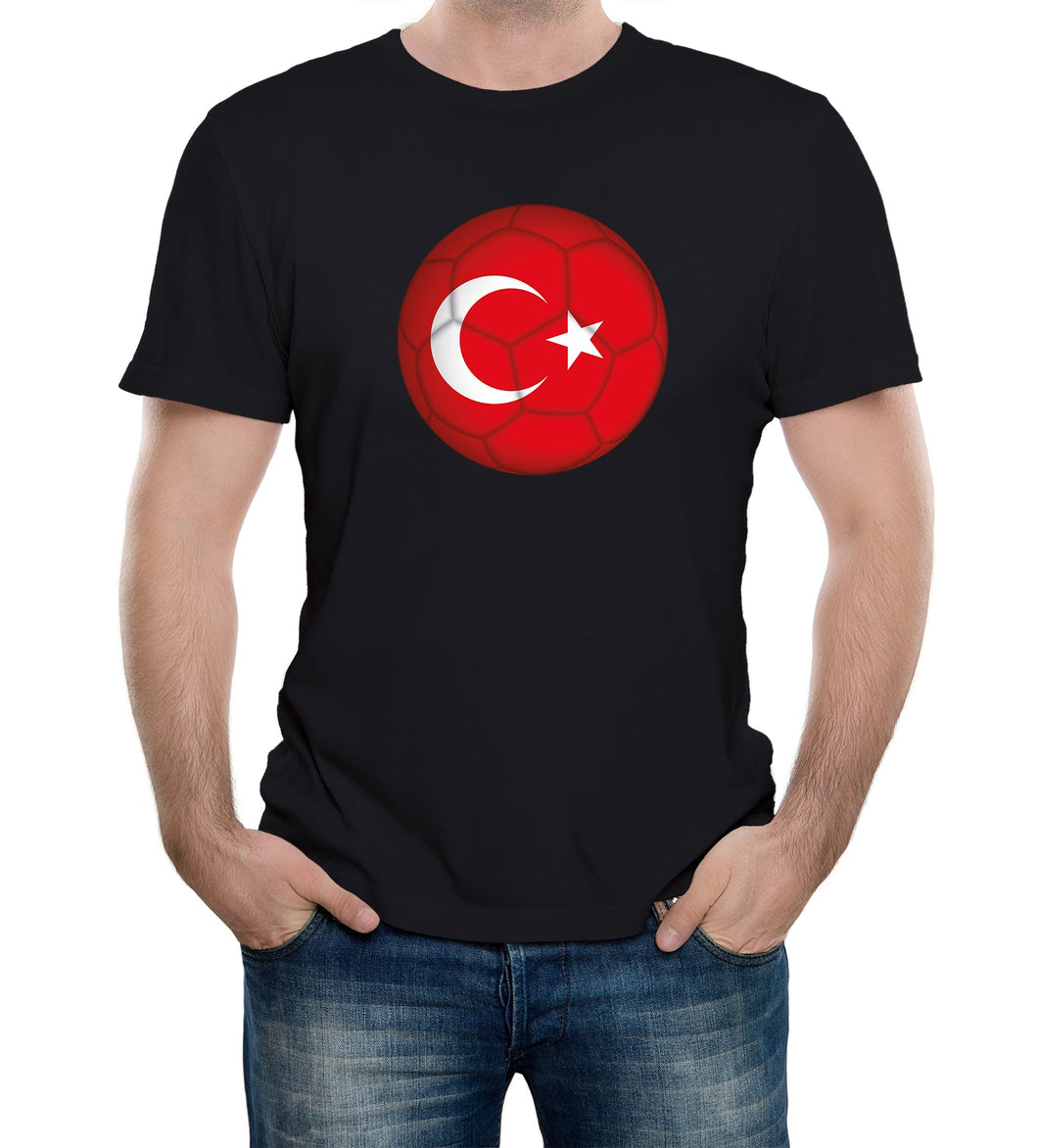 Reality Glitch Turkey Football Supporter Mens T-Shirt
