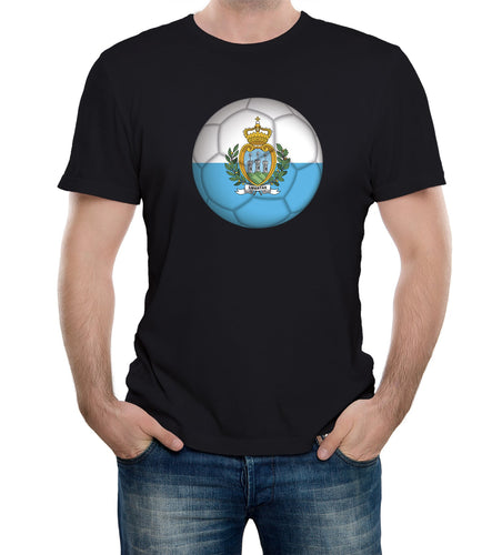 Reality Glitch San Marino Football Supporter Mens T-Shirt