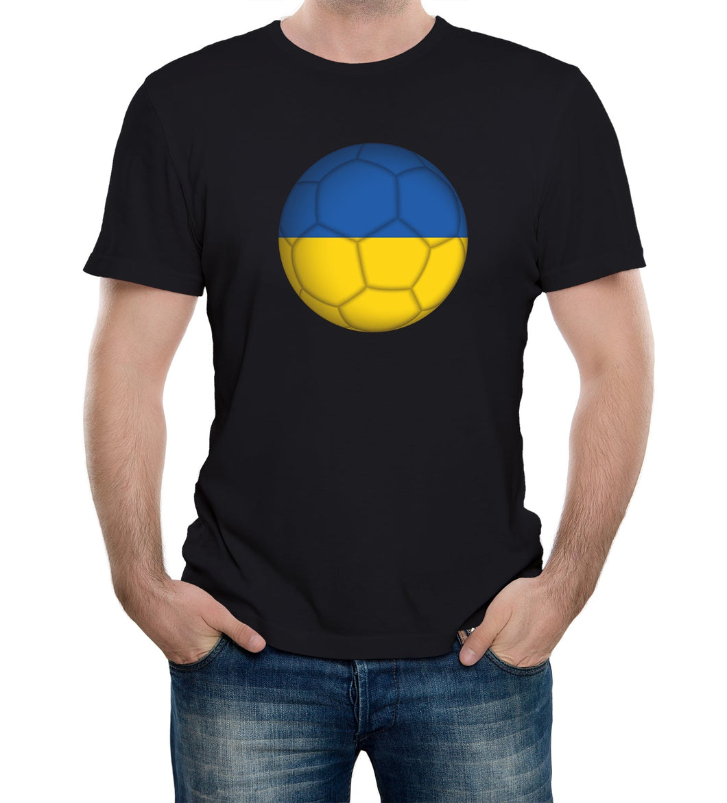 Reality Glitch Ukraine Football Supporter Mens T-Shirt