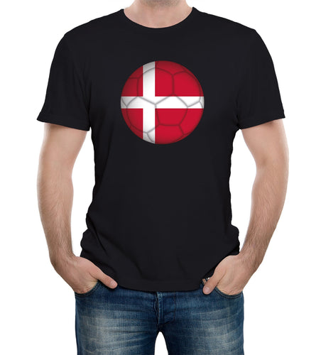 Reality Glitch Denmark Football Supporter Mens T-Shirt