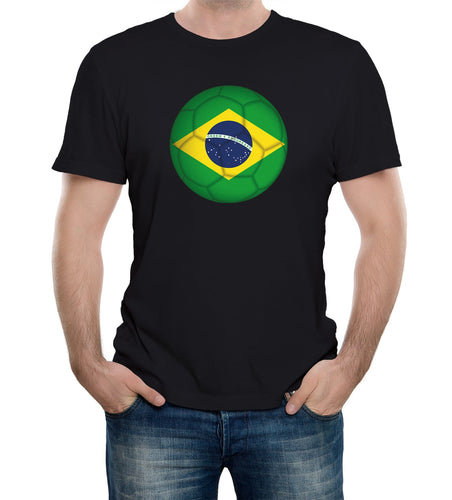 Reality Glitch Brazil Football Supporter Mens T-Shirt