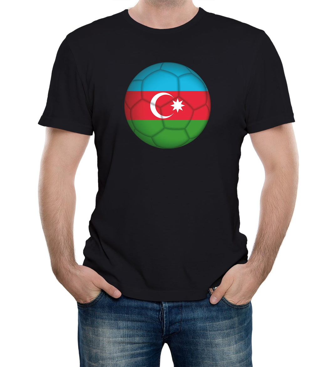 Reality Glitch Azerbaijan Football Supporter Mens T-Shirt