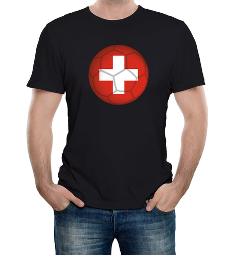 Reality Glitch Switzerland Football Supporter Mens T-Shirt