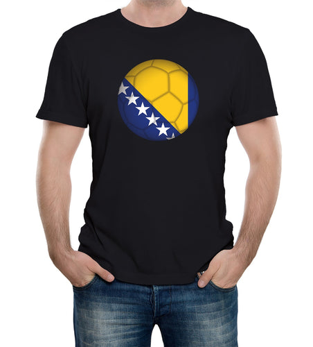 Reality Glitch Bosnia and Herzegovina Football Supporter Mens T-Shirt