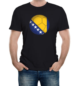 Reality Glitch Bosnia and Herzegovina Football Supporter Mens T-Shirt