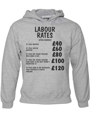 Men's Labour Rates Hoodie