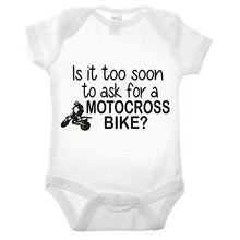 Is It Too Soon To Ask For A Motorcross Bike Short Sleeve Babygrow