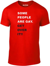 Men's red T-shirt With a LGBT Printed Design