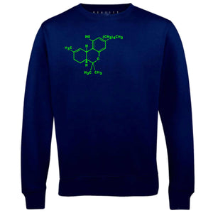 Men's Cannabis Molecule Sweatshirt