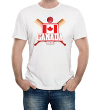 Reality Glitch Canada Cricket Supporter Flag Mens T-Shirt