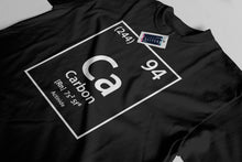Men's Black T-Shirt With a Carbon Element Printed Design