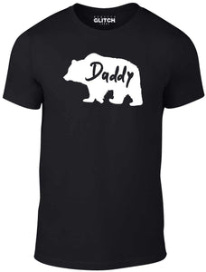 Reality Glitch Daddy Bear Mens T-Shirt