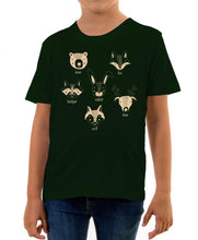 Reality Glitch Cute Animals Sketch Kids T-Shirt