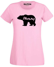 Reality Glitch Mummy Bear Womens T-Shirt