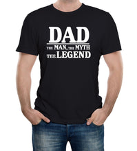 Reality Glitch Dad, The Man, The Myth, The Legend Fathers Day Mens T-Shirt