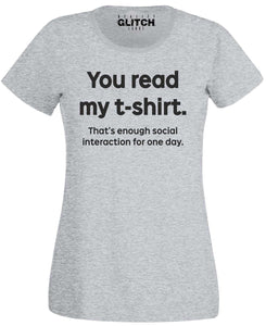 Women's You Read My T-Shirt T-Shirt