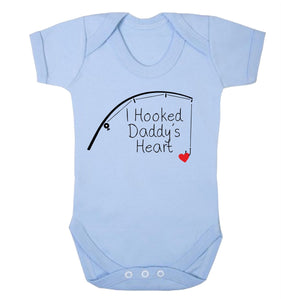 I Hooked Daddy's Heart Babygrow