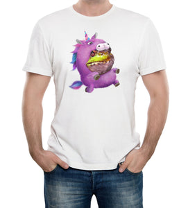 Reality Glitch Unicorn Frog Suit Mens T-Shirt