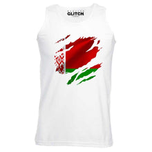 Reality Glitch Torn Belarus Flag Mens Vest