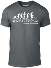 Men's Navy Blue T-Shirt With a  Evolution Of A Metal Detector  Printed Design