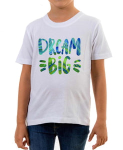 Reality Glitch Dream Big Kids T-Shirt