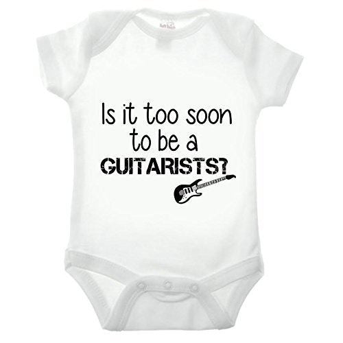Is It Too Soon To Be A Guitarist Short Sleeve Babygrow