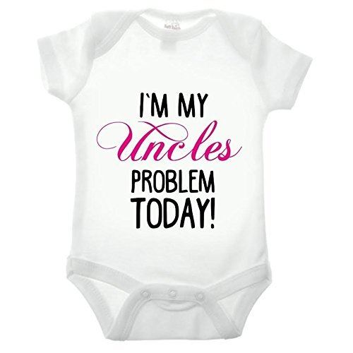 I'm My Uncles Problem Short Sleeve Babygrow