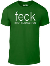 Men's Dark Green T-Shirt With a  Feck Irish Connection  Printed Design