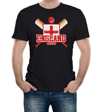 Reality Glitch England Cricket Supporter Flag Mens T-Shirt