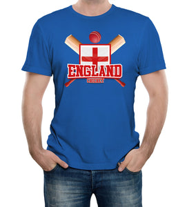 Reality Glitch England Cricket Supporter Flag Mens T-Shirt
