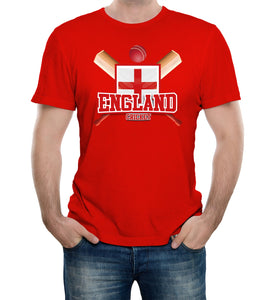 Reality Glitch England Cricket Supporter Flag Mens T-Shirt