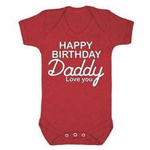 Happy Birthday Daddy Short Sleeve BabyGrow