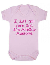 Already Awesome Short Sleeve Babygrow
