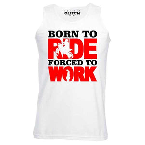 Men's Born to Ride (MX) Forced to Work Vest