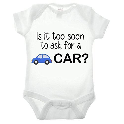 Is It Too Soon To Ask For A Car Short Sleeve Babygrow