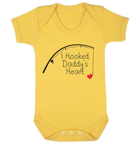 I Hooked Daddy's Heart Babygrow