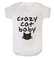 Crazy Cat Baby Babygrow