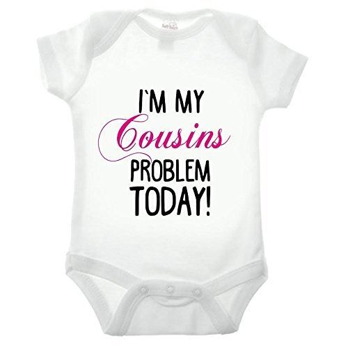 I'm My Cousins Problem Short Sleeve Babygrow
