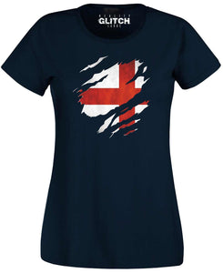 Women's Torn England T-Shirt