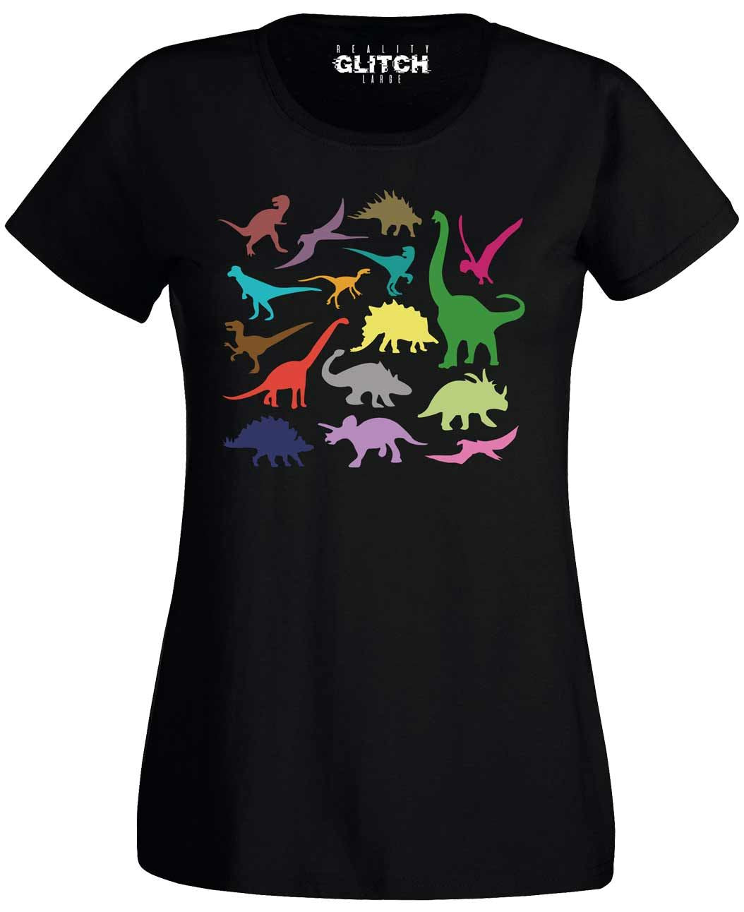 Women's Just Dinosaurs Slim-Fit T-Shirt.