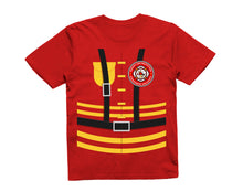 Reality Glitch Fireman Costume Kids T-Shirt