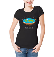 Reality Glitch Flat Earth Society Womens T-Shirt