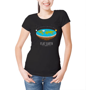 Flat earth t outlet shirt