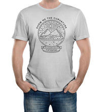 Flat Earth Snow Globe Mens T-Shirt