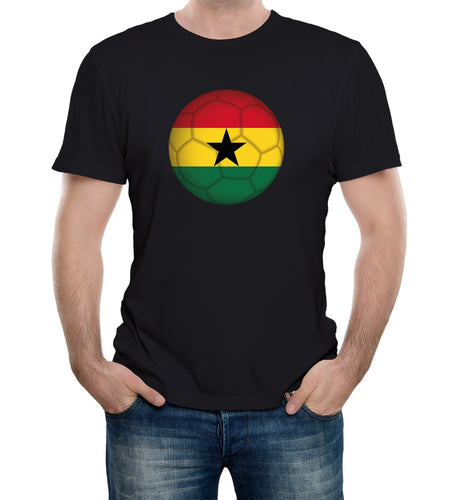 Reality Glitch Ghana Football Supporter Mens T-Shirt