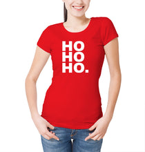 Reality Glitch HO HO HO Christmas Womens T-Shirt
