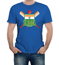 Reality Glitch India Cricket Supporter Flag Mens T-Shirt